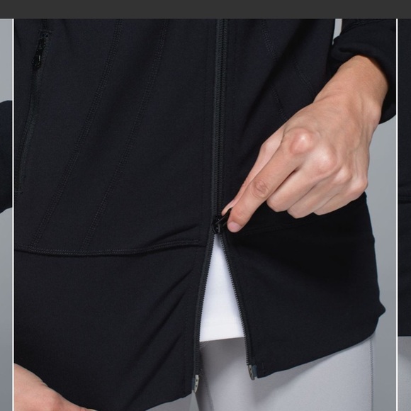 Lululemon Stride Jacket II Hooded Black Size 4 - Picture 6 of 15